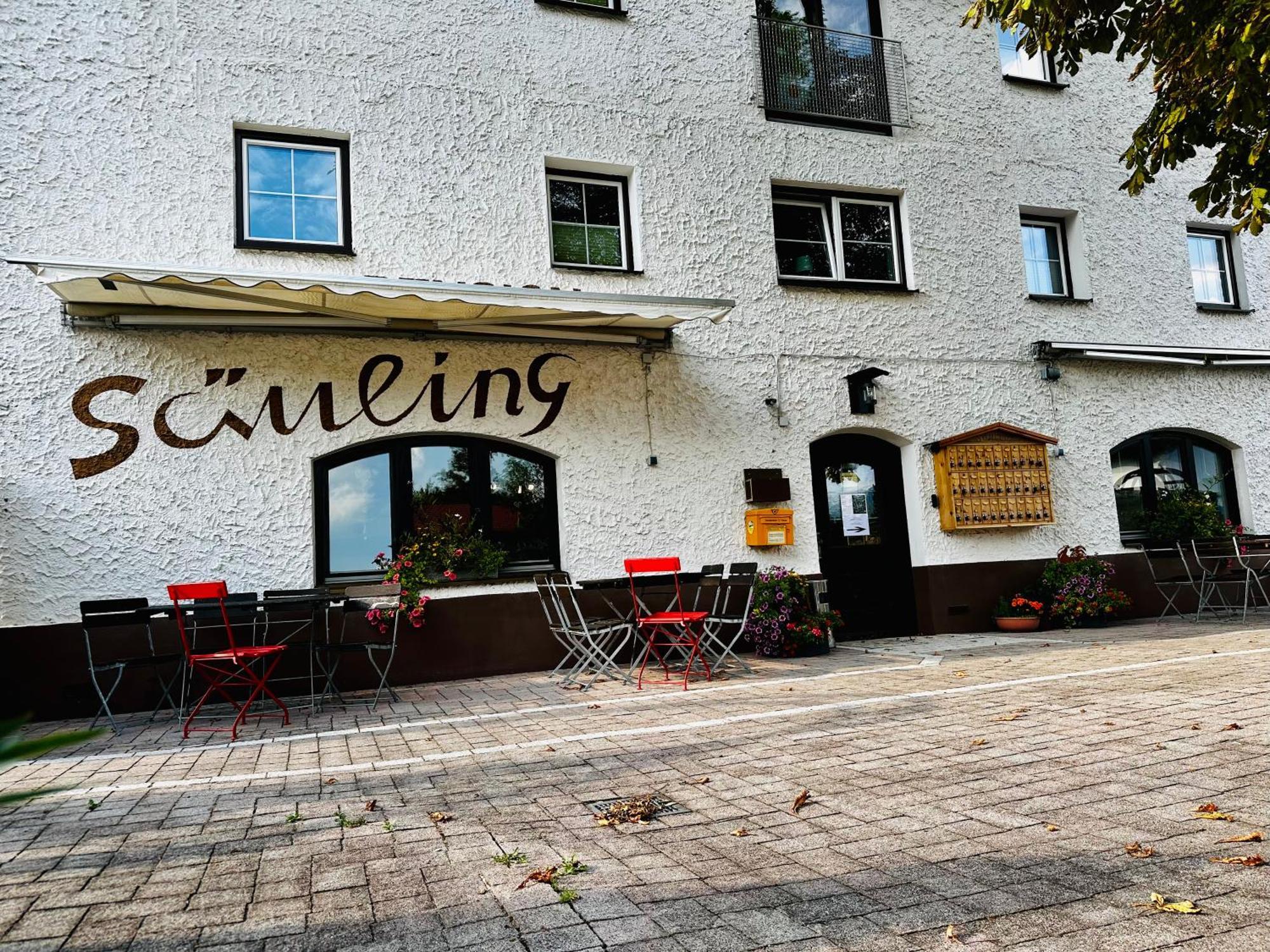 Alpenmotel Saeuling Pinswang Buitenkant foto